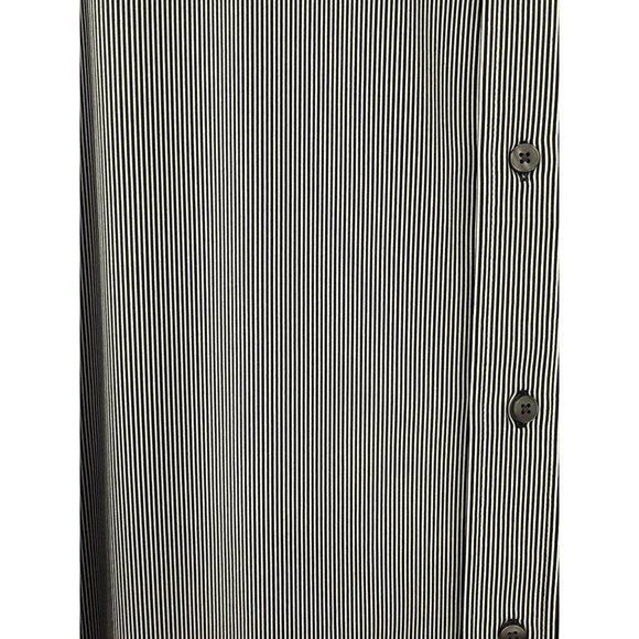 Rhone Mens‎ Striped Button-Up Shirt XL Black & White Cotton Blend - Picture 3 of 10